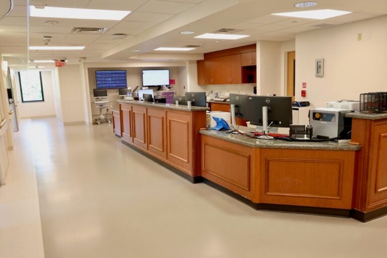 Nursing Station at Temple Women and Families Hospital