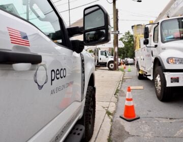 PECO electric repair crew in Fishtown