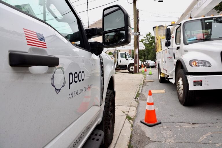 PECO electric repair crew in Fishtown