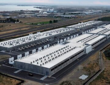 Amazon Web Services data center is seen on Thursday, Aug. 22, 2024, in Boardman, Ore. (AP Photo/Jenny Kane)