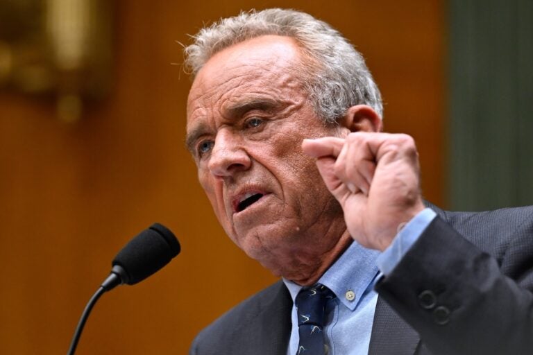 Senate HHS Kennedy Secretary of Health and Human Services Robert F. Kennedy Jr. appears before a Senate committee on Health, Education, Labor and Pensions hearing at the U.S. Capitol on Wednesday, May 14, 2025, in Washington. (AP Photo/John McDonnell)
