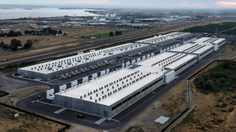 Electricity Prices Data Centers Amazon Web Services data center in Boardman, Oregon
