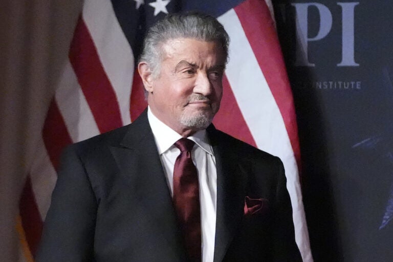 Kennedy Center Honors Sylvester Stallone wears a suit