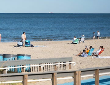 People relax at Rehoboth Beach, Delaware