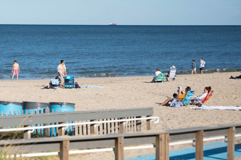 US Contaminated Beaches People relax at Rehoboth Beach, Delaware