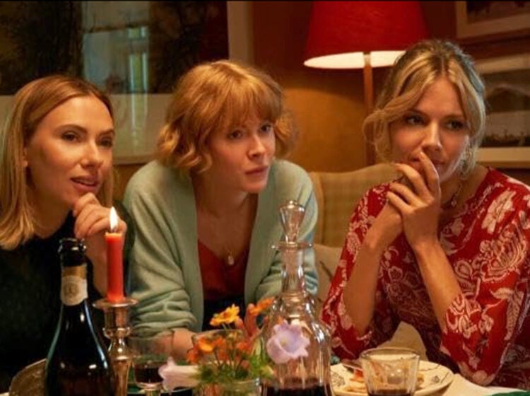 Scarlett Johansson, Sienna Miller, and Emily Beecham in My Mother's Wedding