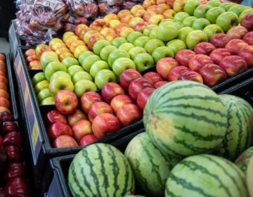 Produce at the grocery store
