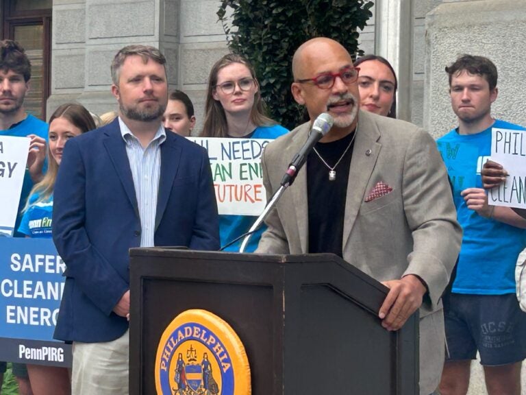 pgw-rally-s-phillips-2025-08-20-1 Chris Rabb speaking at an outdoor rally