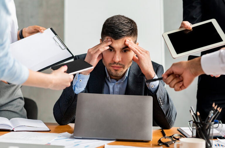 Constant pressure to be more productive — especially at work — can cause declining performance and even burnout. That's led some thinkers in the field to push for an updated idea of what true productivity should look like. (Bigstock/Prostock-studio)