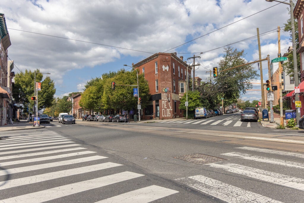 Intersection at 38th and Lancaster