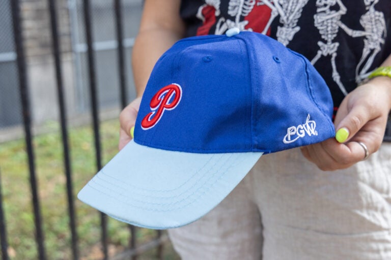 a Phillies/PGW hat