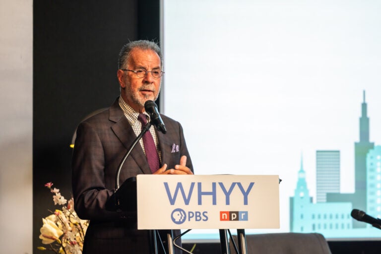 Bill Marrazzo speaking at a podium on stage
