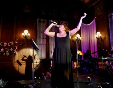Jess Conda performing at Beard Ladies Cabaret