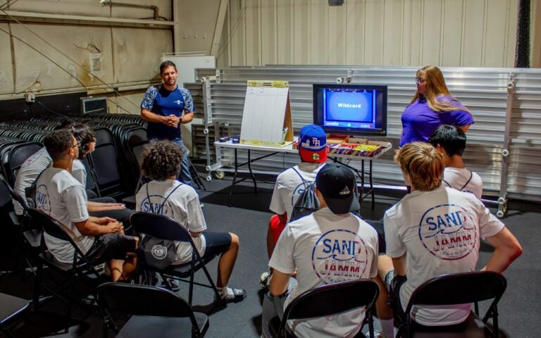 Cape-May-Assist-New-Jersey-1 Instructors at Cape Assist interact with students