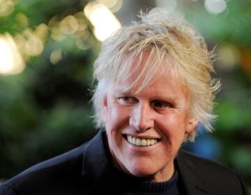 Gary Busey smiles