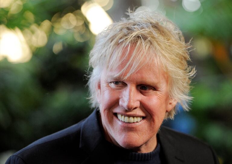 Gary Busey smiles