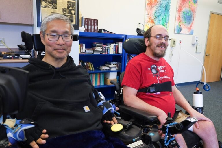 Ru Amagasu and Aaron Deede smile