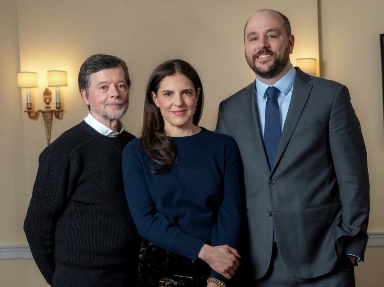 Filmmaker Ken Burns with 