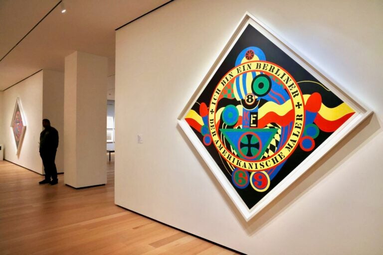 Two large prints from Robert Indiana's series