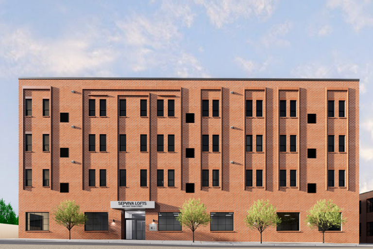 A rendering for Sepviva Lofts