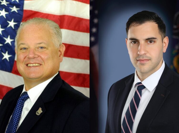 side-by-side photos of Fred Harran and Danny Ceisler