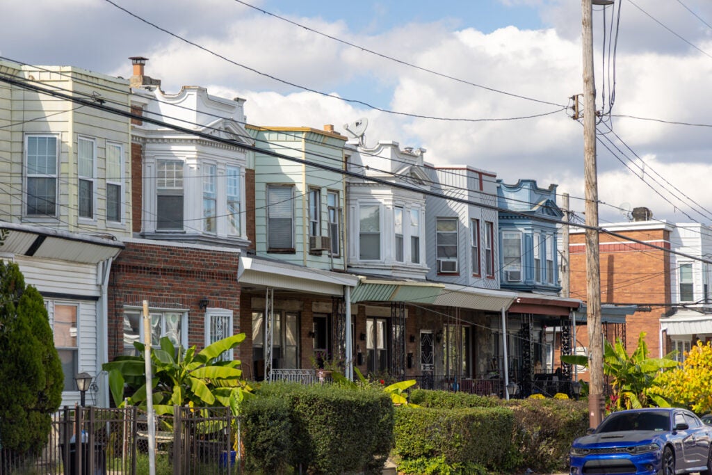 Homes in the Cobbs Creek section of Philadelphia