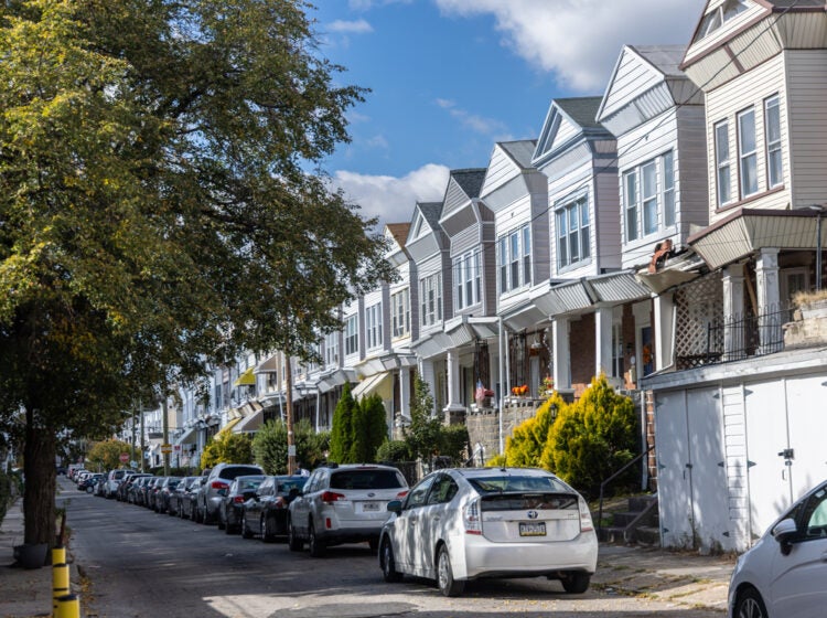 Homes in the Cobbs Creek section of Philadelphia. (Kimberly Paynter/WHYY) Homes in the Cobbs Creek section of Philadelphia