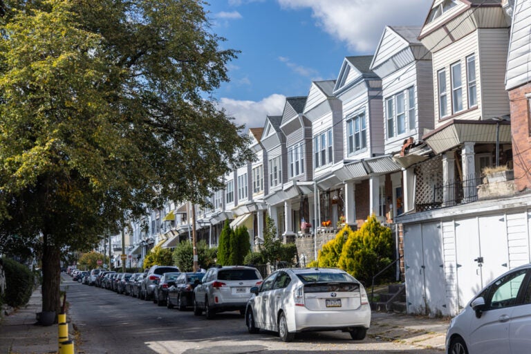 Homes in the Cobbs Creek section of Philadelphia. (Kimberly Paynter/WHYY) Homes in the Cobbs Creek section of Philadelphia