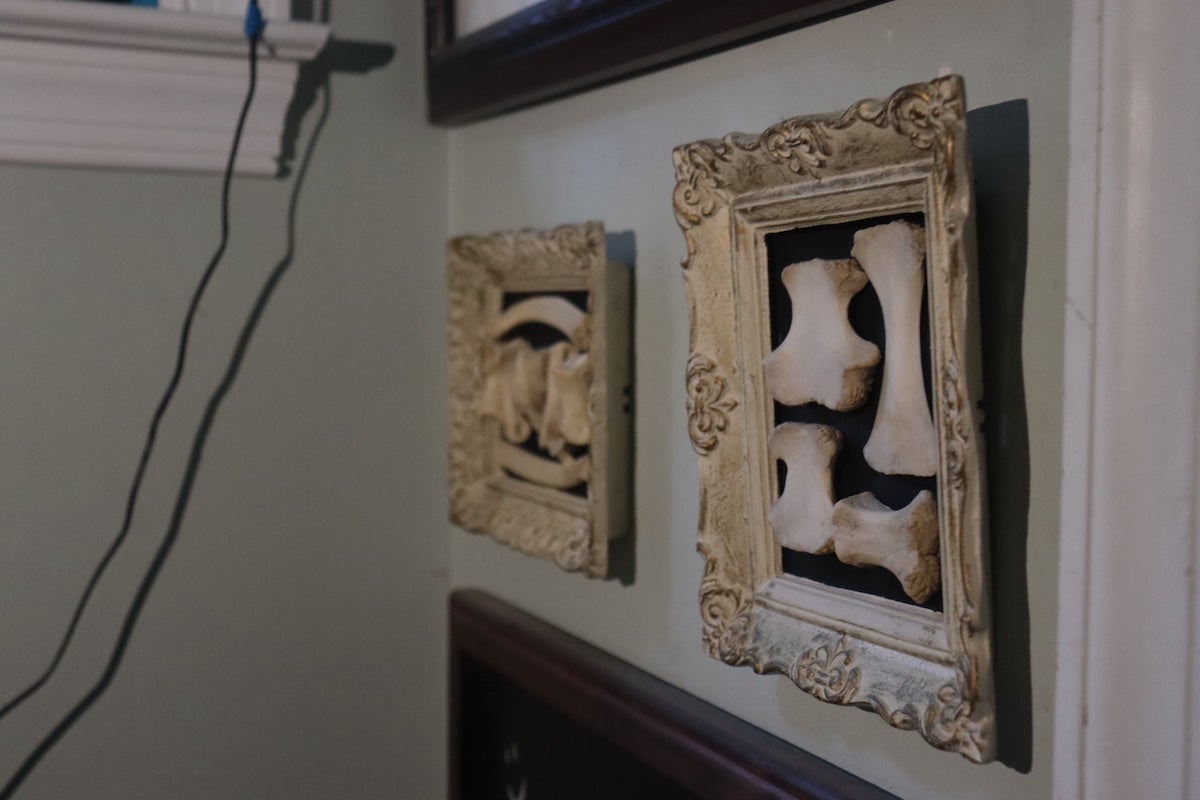 Artist Charlee Heinz artwork seen displayed.(Lise Peet)