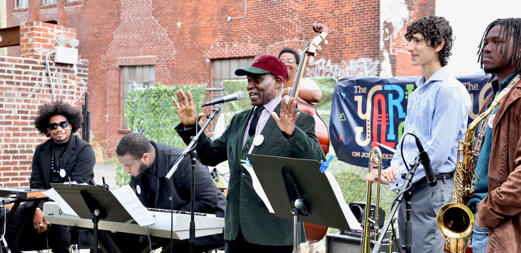 2025 10 10-e lee-lovett hines-philadelphia john coltrane house-ensemble Lovett Hines introducing students