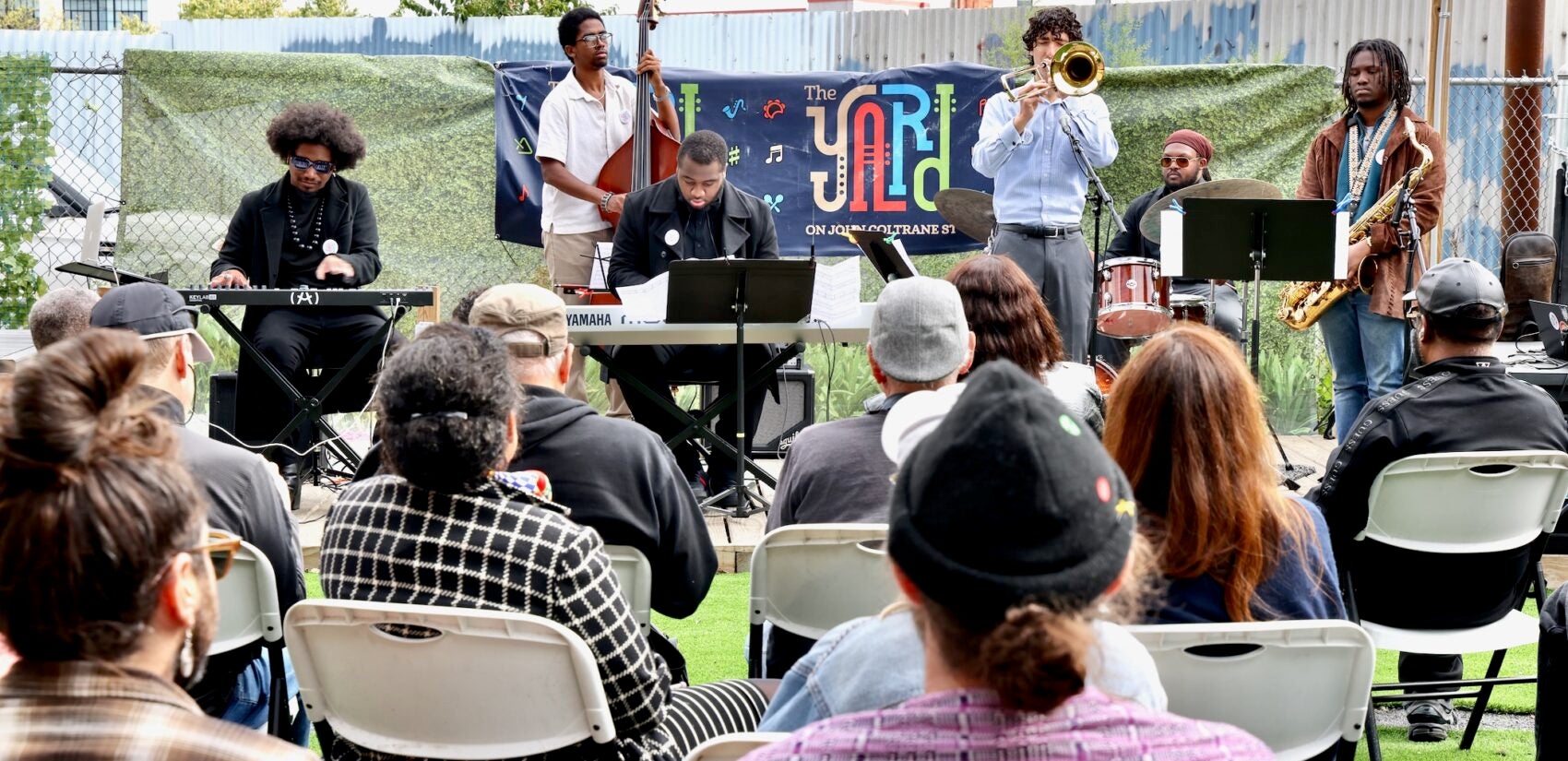 2025 10 10-e lee-philadelphia john coltrane house-ensemble Students performing onstage
