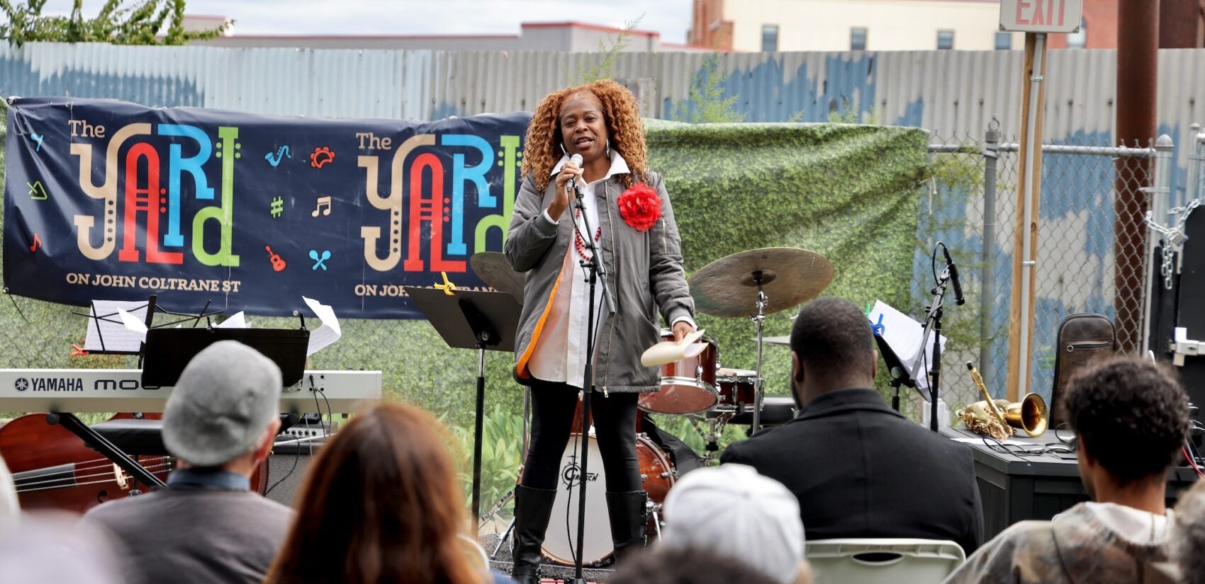2025 10 10-e lee-tonetta graham-philadelphia john coltrane house-cdc Tonnetta Graham speaks to a crowd