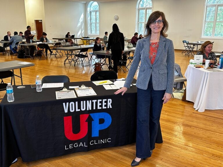 2025 10 14 k burns_Elizabeth Gallagher with Volunteer Up Elizabeth Gallagher at the Volunteer Up Legal Clinic