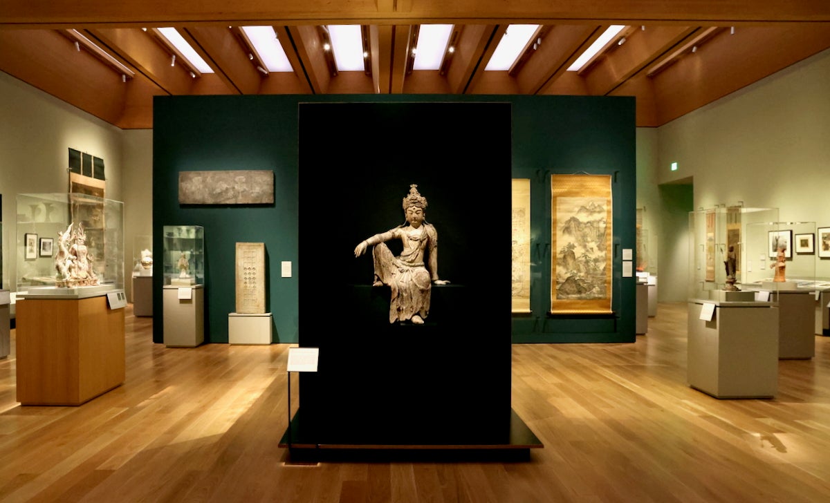 2025 10 17-e lee-princeton nj university art museum-asian art The Asian art gallery at the Princeton University Art Museum