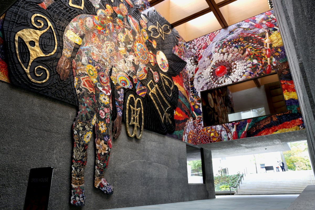 2025 10 17-e lee-princeton nj university art museum-nick cave A mosaic by Nick Cave