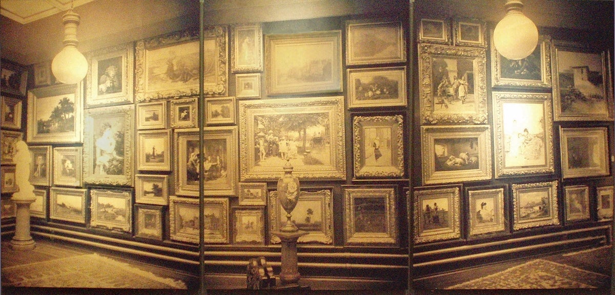 2025 10 28-provided-philadelphia woodmere museum-1913 salon style gallery Old photos on display