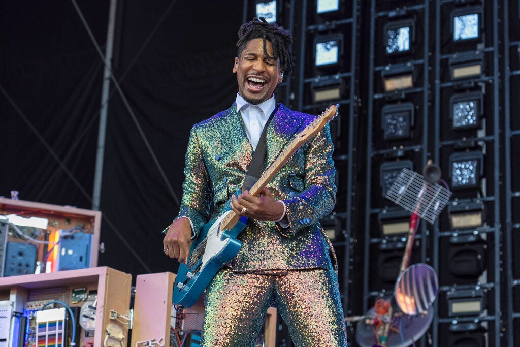 Jon Batiste performs during the Bonnaroo Music & Arts Festival