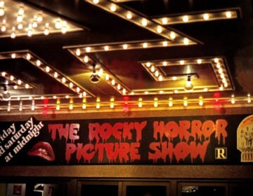 a cinema showing the Rocky Horror Picture Show