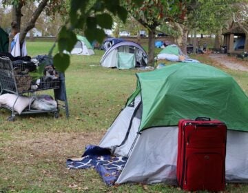 Some homeless residents in Wilmington sleep in camp