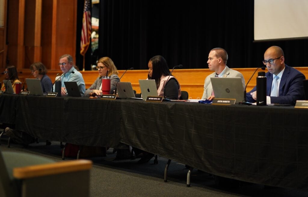 The school board for Haverford begins the regularly scheduled work session with a number of status updates.