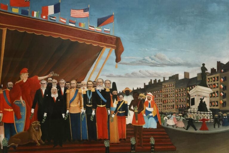 ''Representatives of Foreign Powers Coming to Greet the Republic as a Sign of Peace''