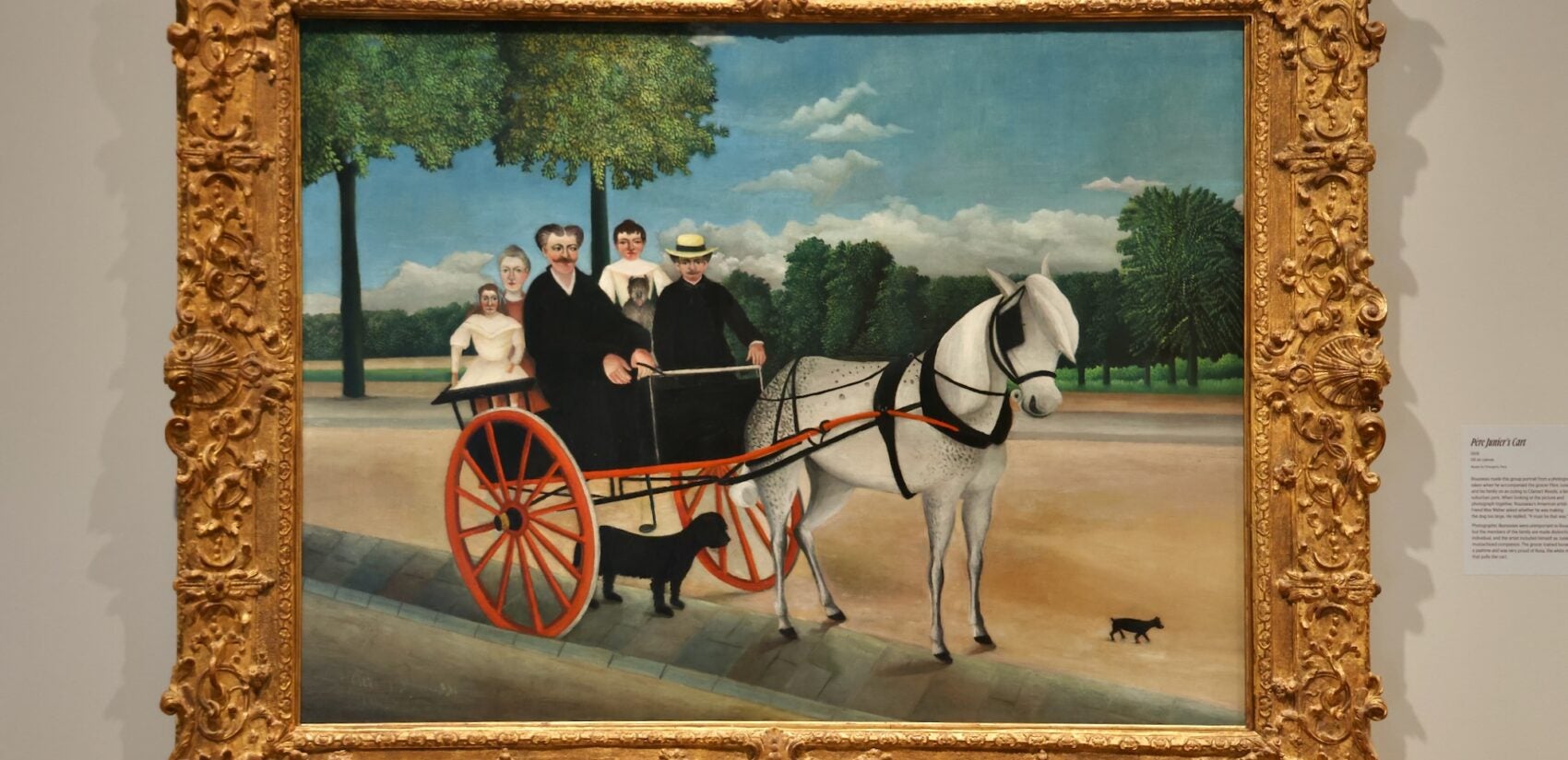 2025 10 14-e lee-philadelphia the barnes foundation-henri rousseau exhibit pere juniers cart ''Pére Junier's Cart'' (1908) by Henri Rousseau