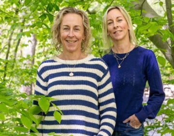 Kate Coffin and Jenn Asplundh, sisters and co-hosts
