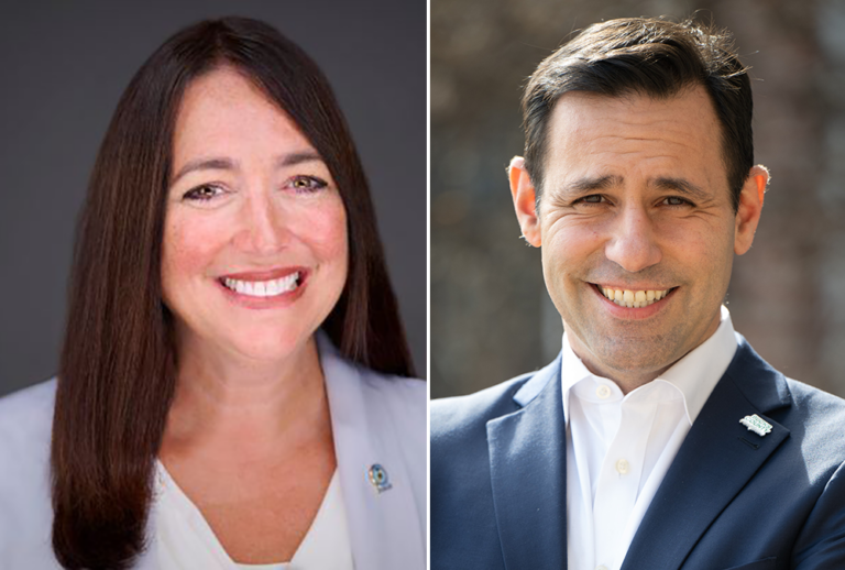 jennifer-schorn-joe-khan-bucks-county-da-election-2025 Jennifer Schorn and Joe Khan