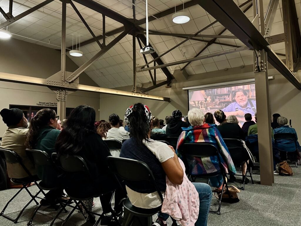 About 50 individuals joined the conversation on Latino history