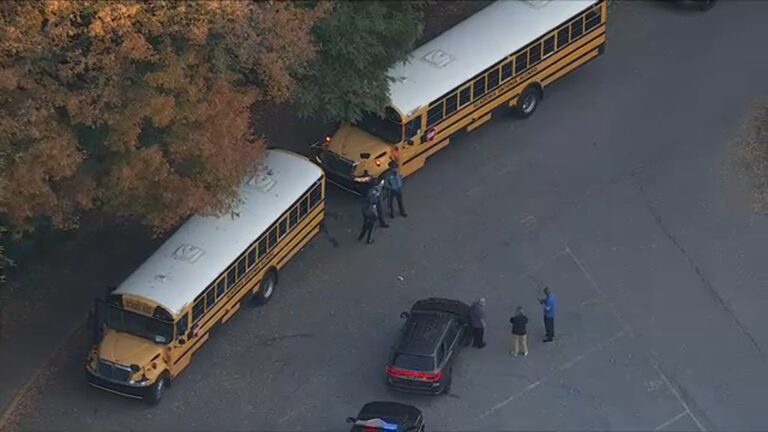 newark-delaware-school-bus-accident-6abc-102325 One person was seriously injured after an accident