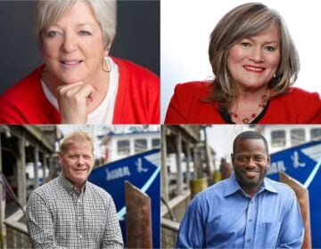 headshots of 4 people, 2 women and 2 men, grouped together
