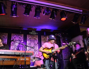 Clarence Spady and The Philly Blues Kings will be playing at the first-ever Philadelphia Blues Society Blues Festival on Oct. 11, 2025. (Emily Neil/WHYY)