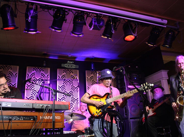 Clarence Spady and The Philly Blues Kings will be playing at the first-ever Philadelphia Blues Society Blues Festival on Oct. 11, 2025. (Emily Neil/WHYY)