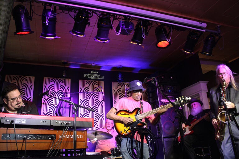 Clarence Spady and The Philly Blues Kings will be playing at the first-ever Philadelphia Blues Society Blues Festival on Oct. 11, 2025. (Emily Neil/WHYY)